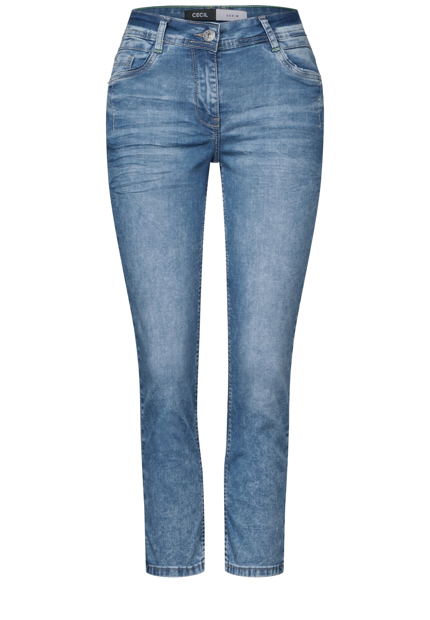 CECIL 7/8 Jeans Hose im Style Scarlett - Farbe: hellblau
