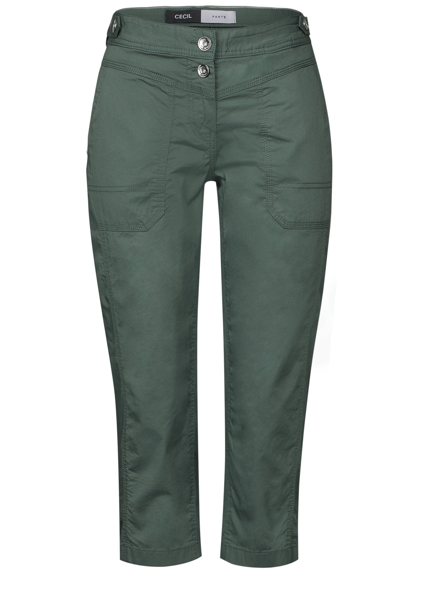 CECIL 3/4 Papertouch Hose - Farbe: balmy khaki