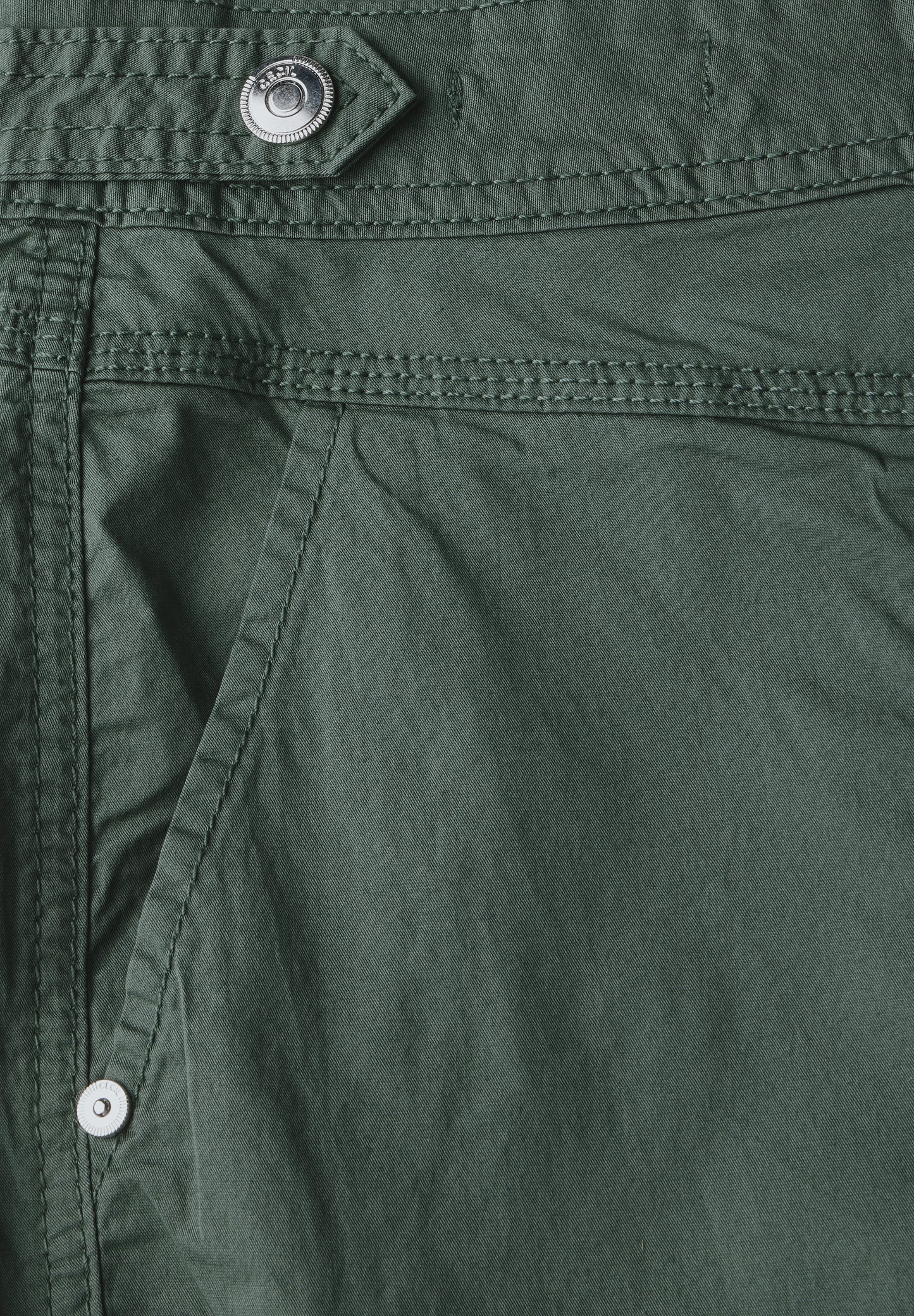 CECIL 3/4 Papertouch Hose - Farbe: balmy khaki