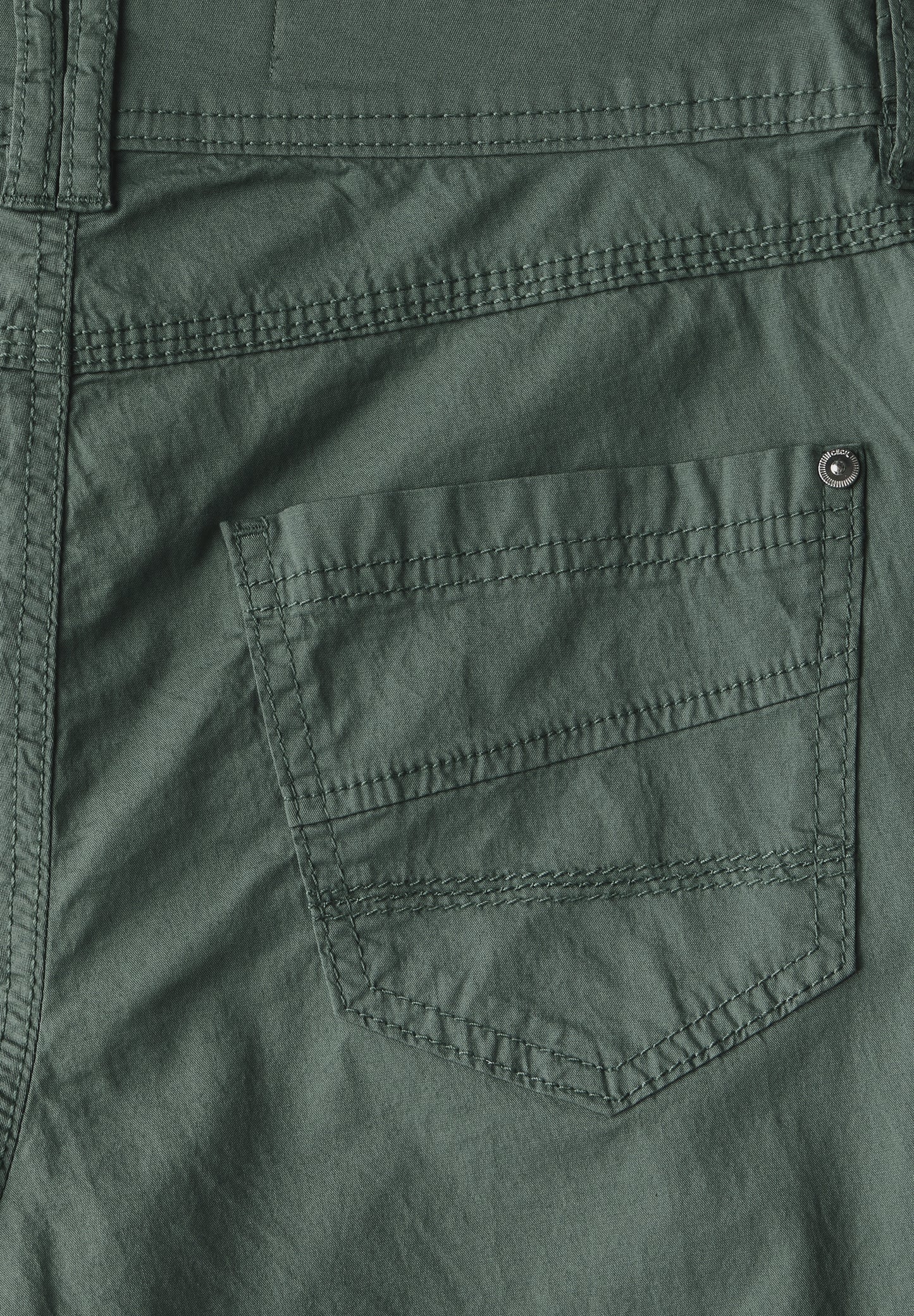 CECIL 3/4 Papertouch Hose - Farbe: balmy khaki