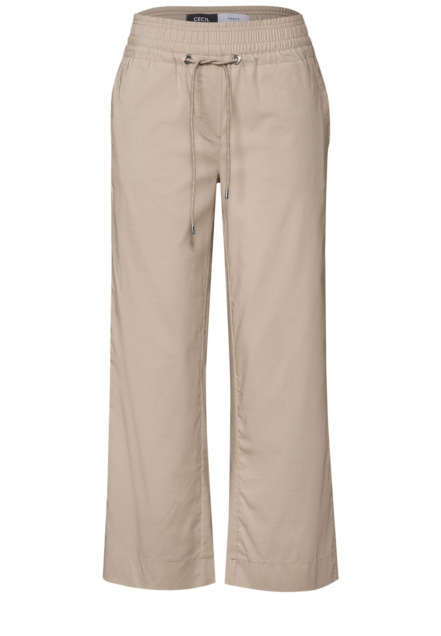 CECIL 7/8 Wide Leg Hose - Farbe: boulder beige
