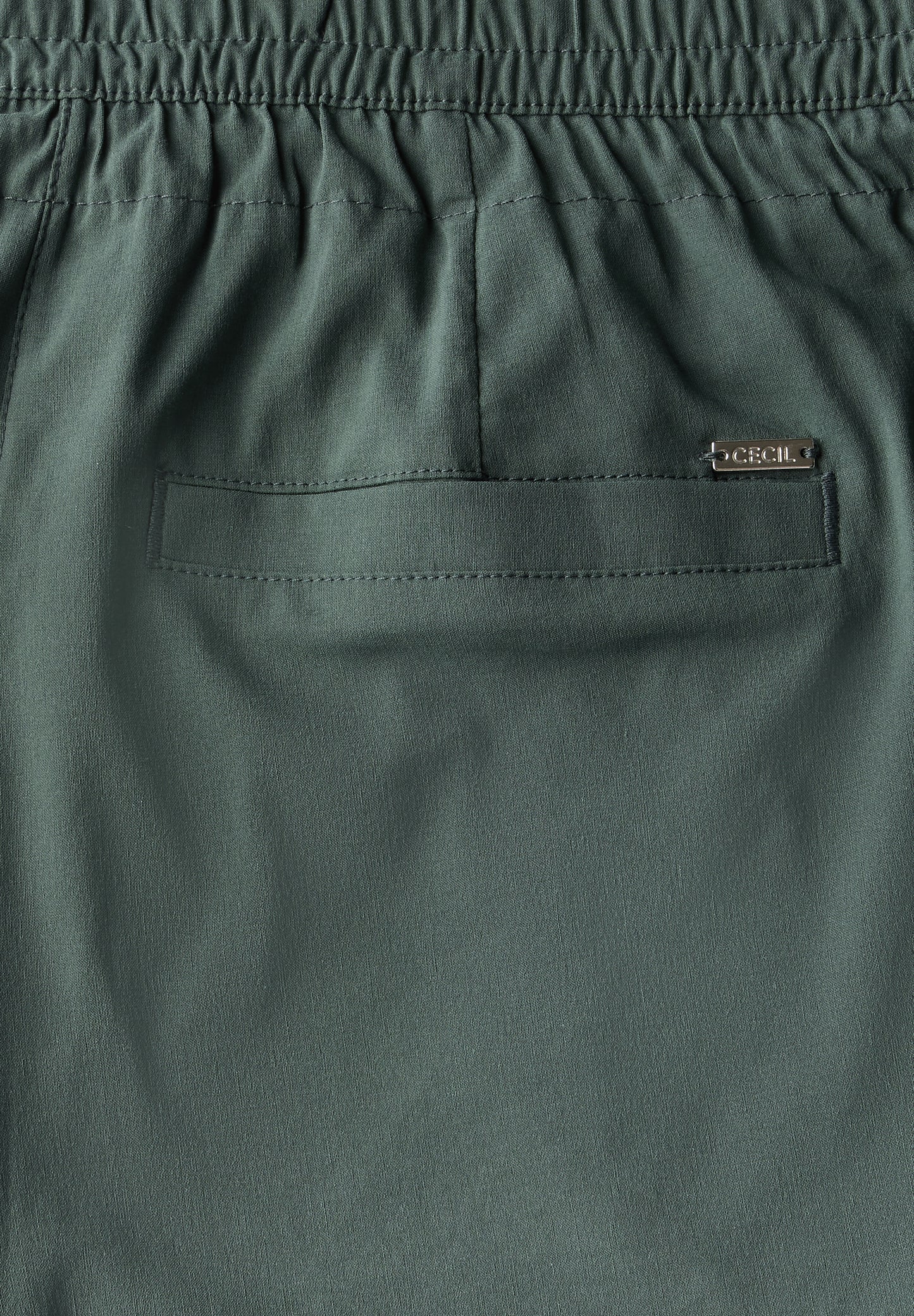CECIL 7/8 Wide Leg Hose - Farbe: dark balmy khaki