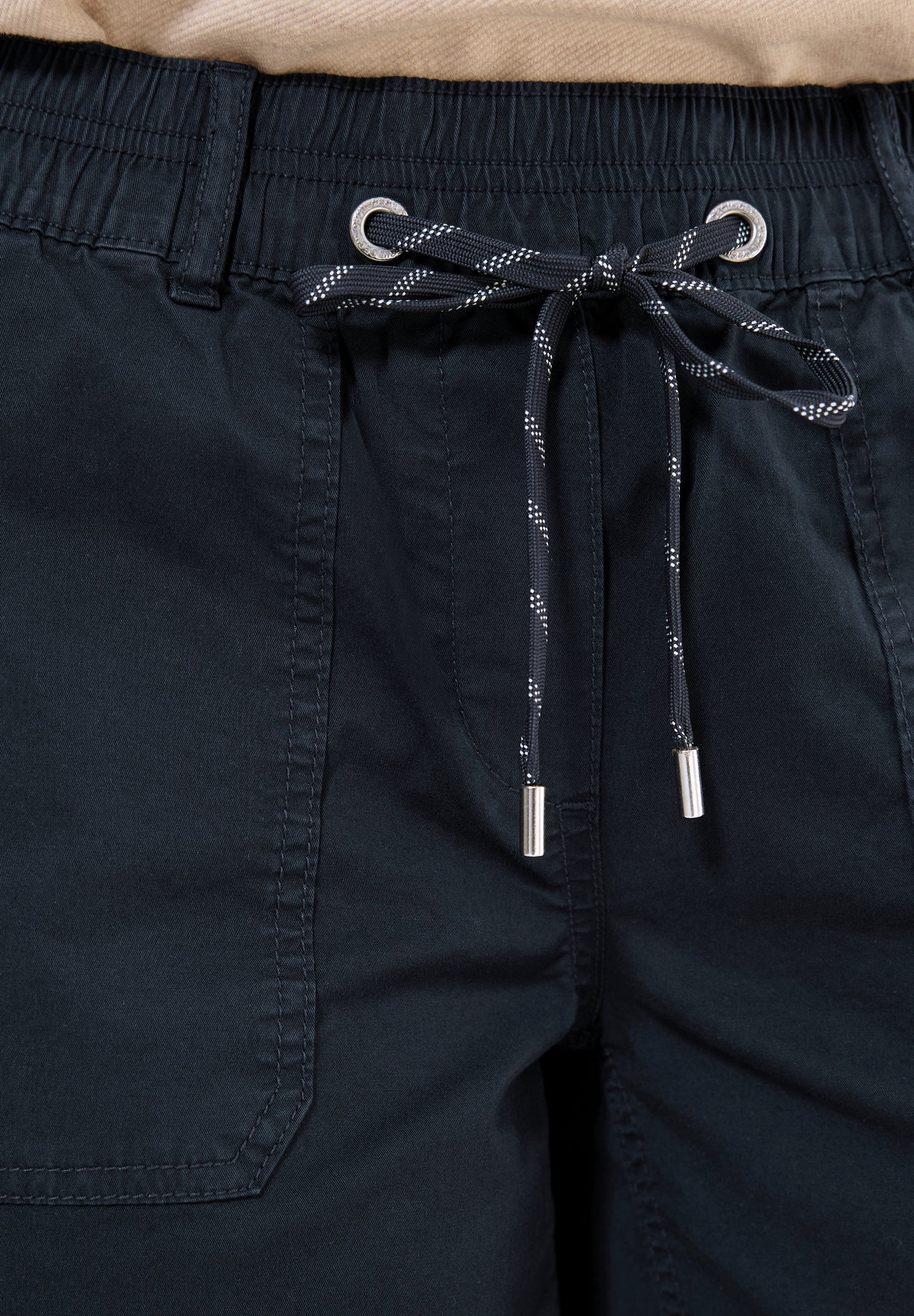 CECIL Twill Shorts im Washed-Look - Farbe: universal blue