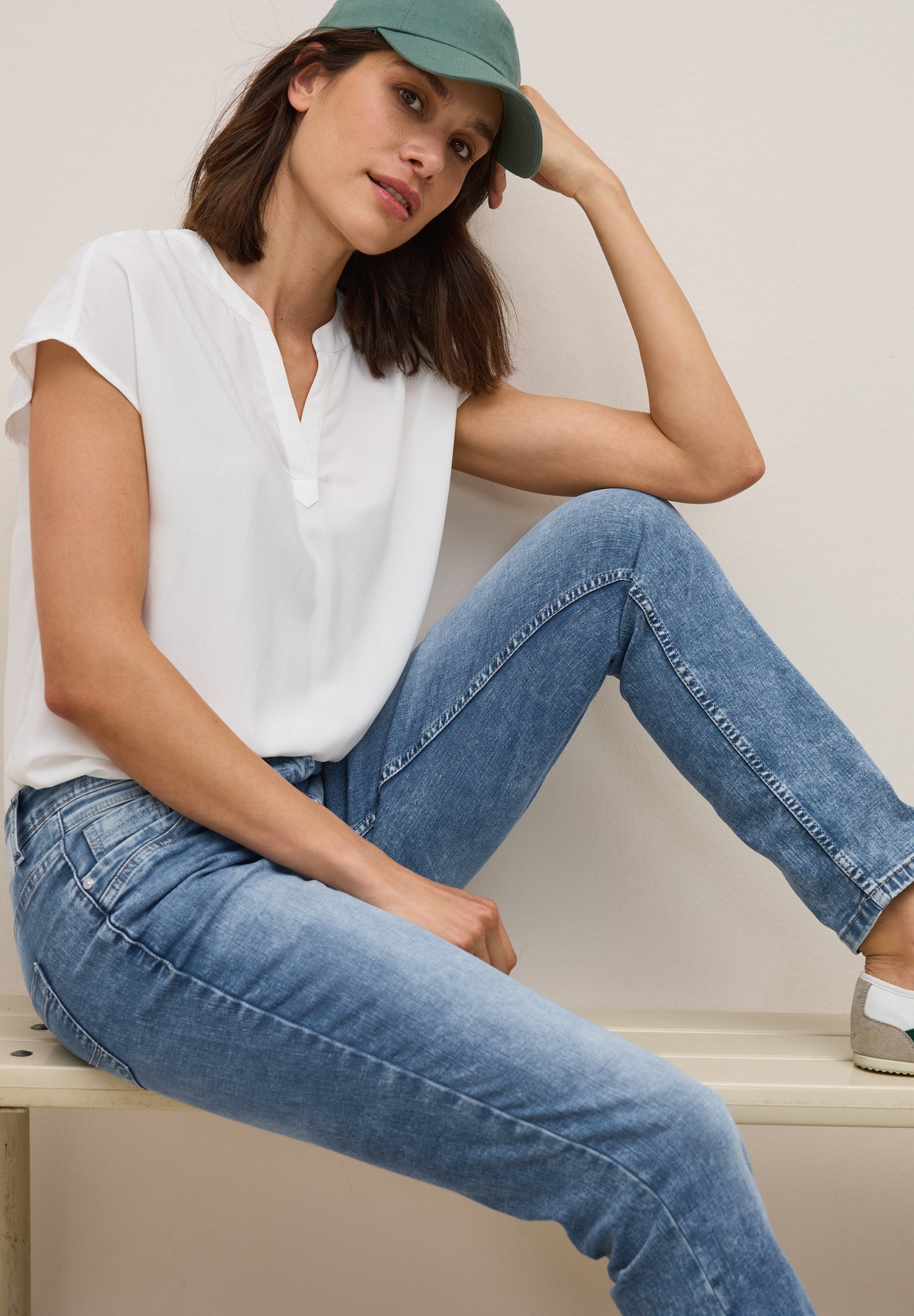 CECIL Jeans "SCARLETT" im Casual Fit - Farbe: light blue wash
