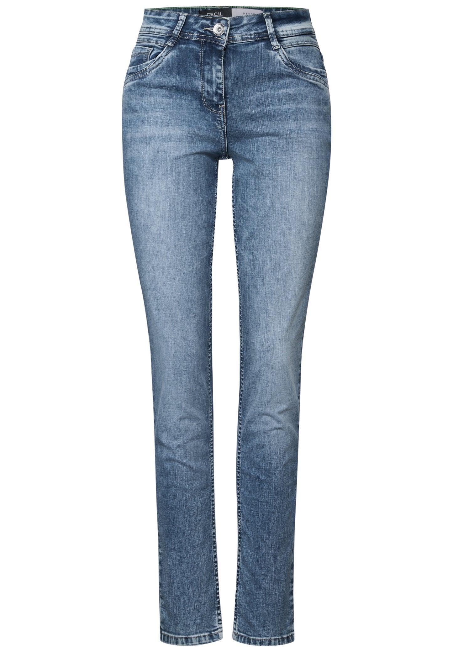 CECIL Jeans "SCARLETT" im Casual Fit - Farbe: light blue wash