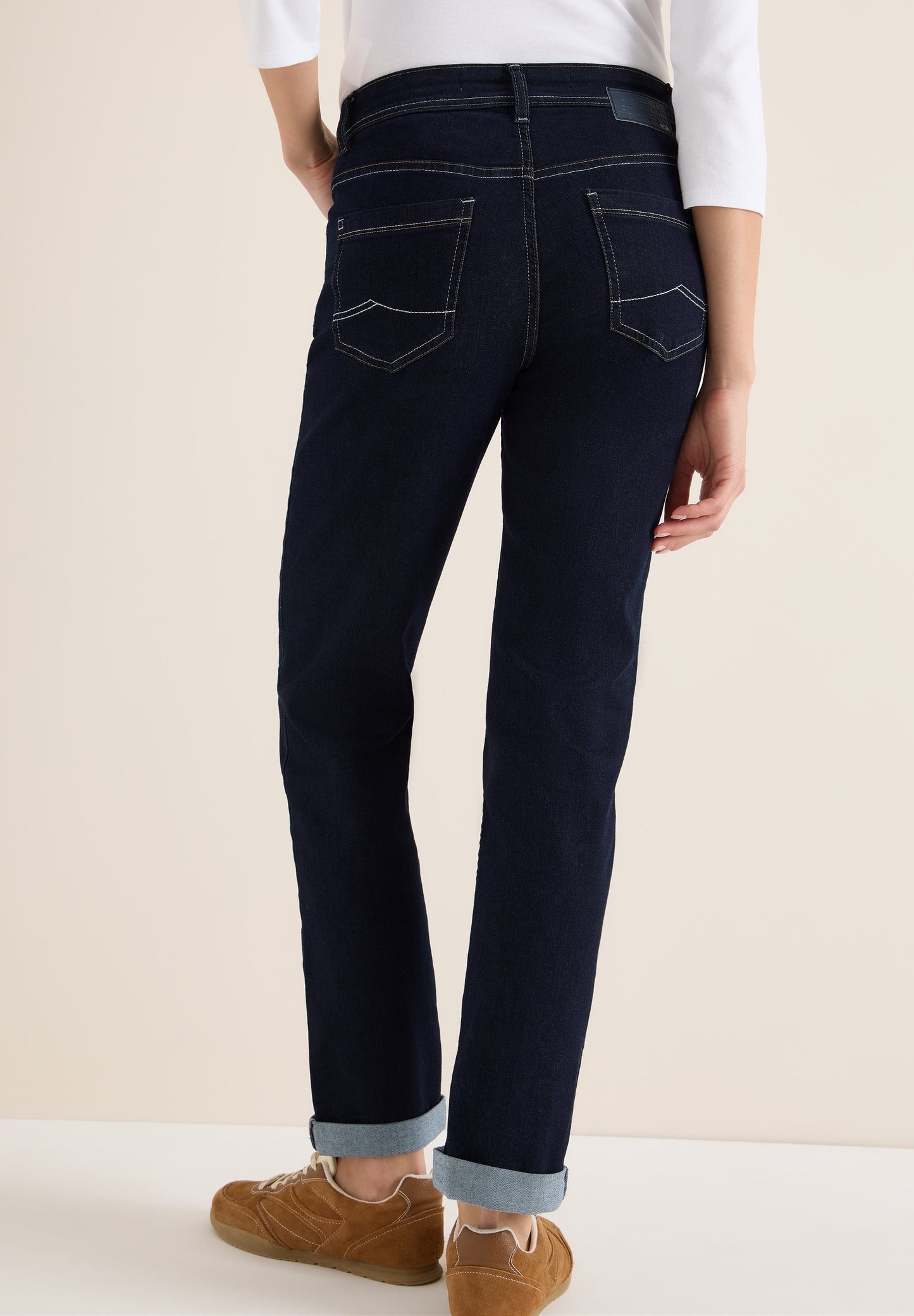 CECIL Straight Leg Jeans - Farbe: rinsed wash