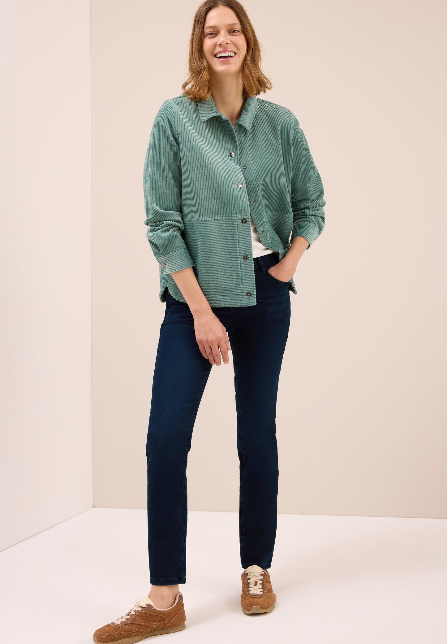 CECIL Casual Fit Jeans - Farbe: blue black washed