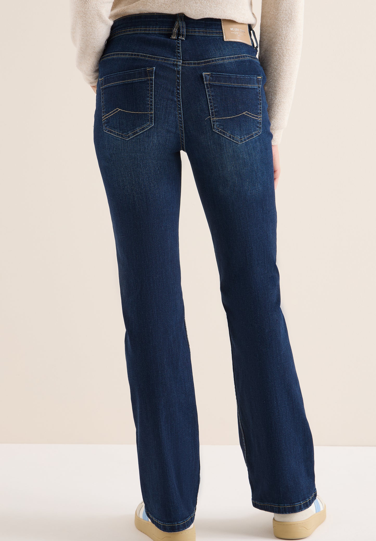 CECIL Bootcut Jeans - Farbe: Dark blue wash
