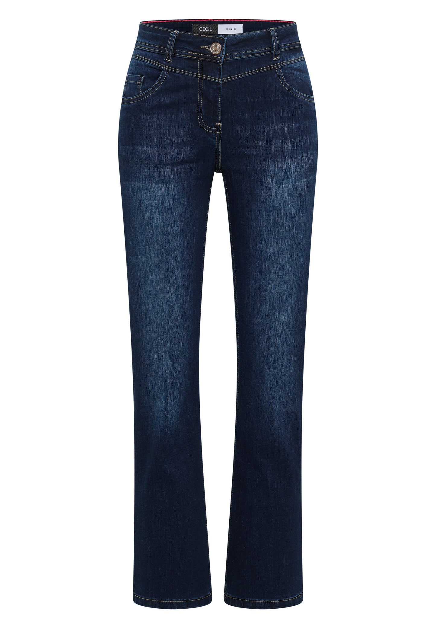 CECIL Bootcut Jeans - Farbe: Dark blue wash