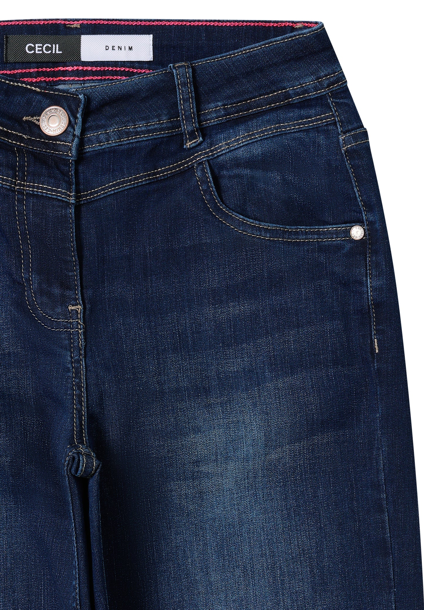 CECIL Bootcut Jeans - Farbe: Dark blue wash