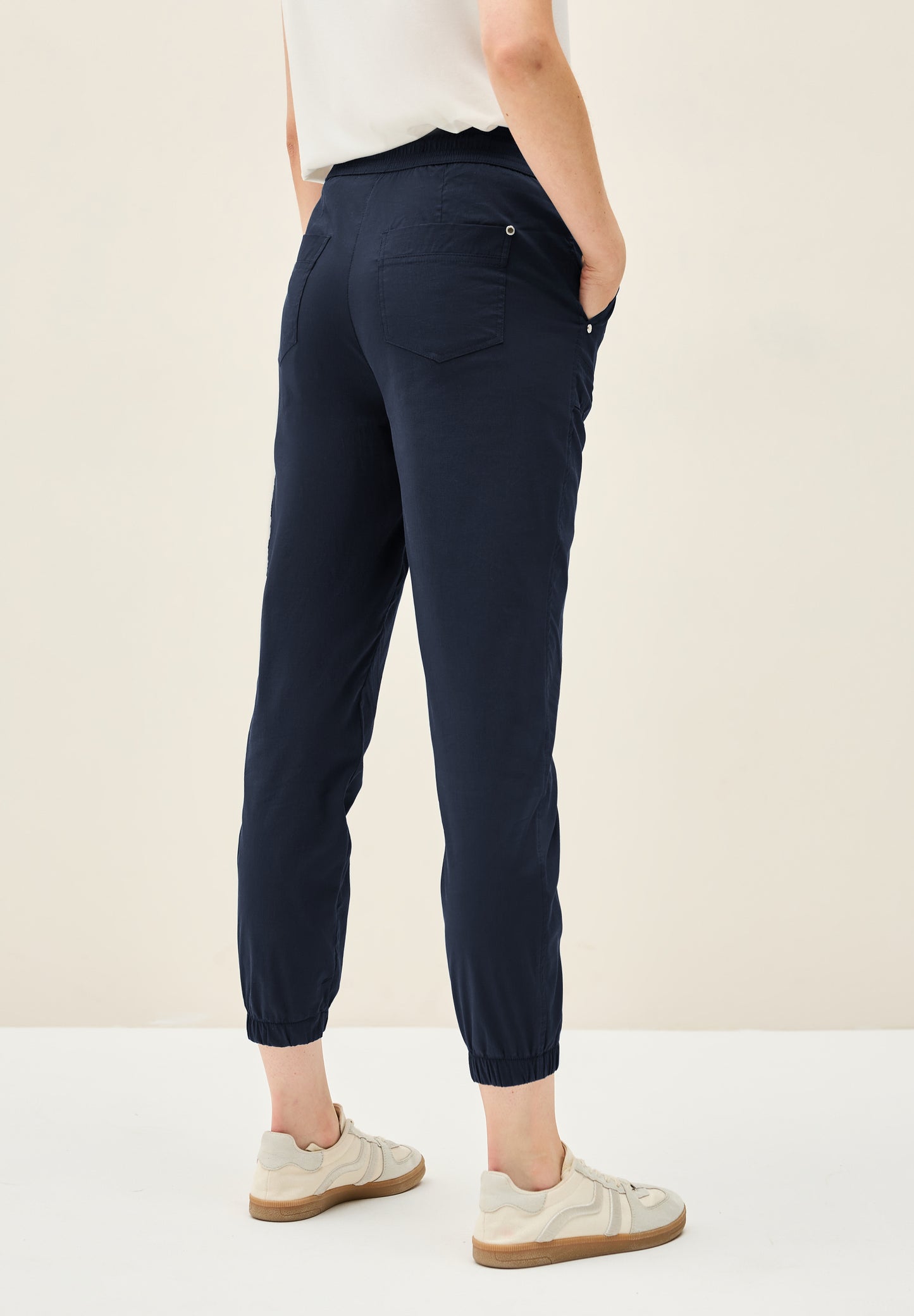 CECIL Gestreifte Cargo Hose - Farbe: urban navy blue
