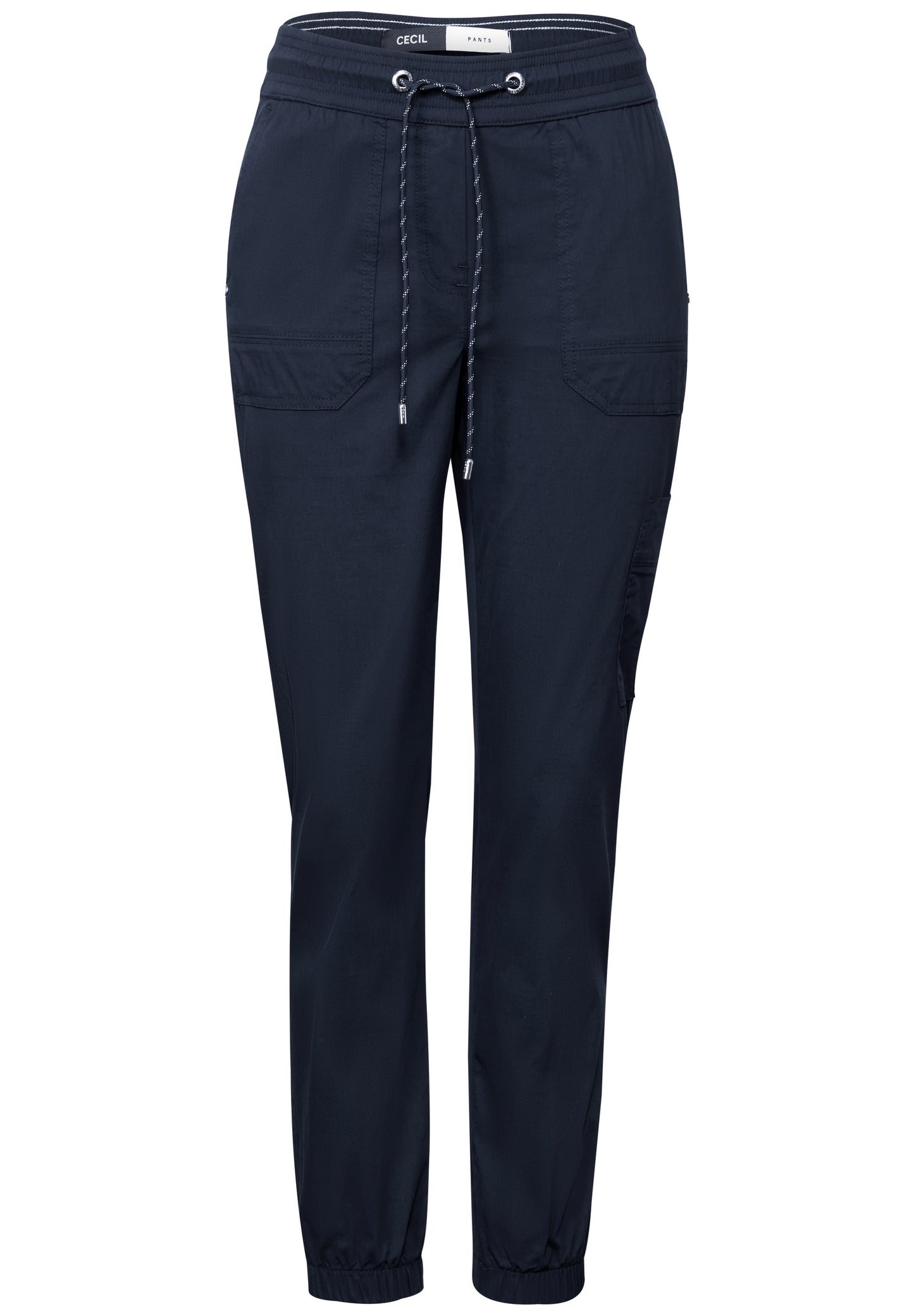CECIL Gestreifte Cargo Hose - Farbe: urban navy blue
