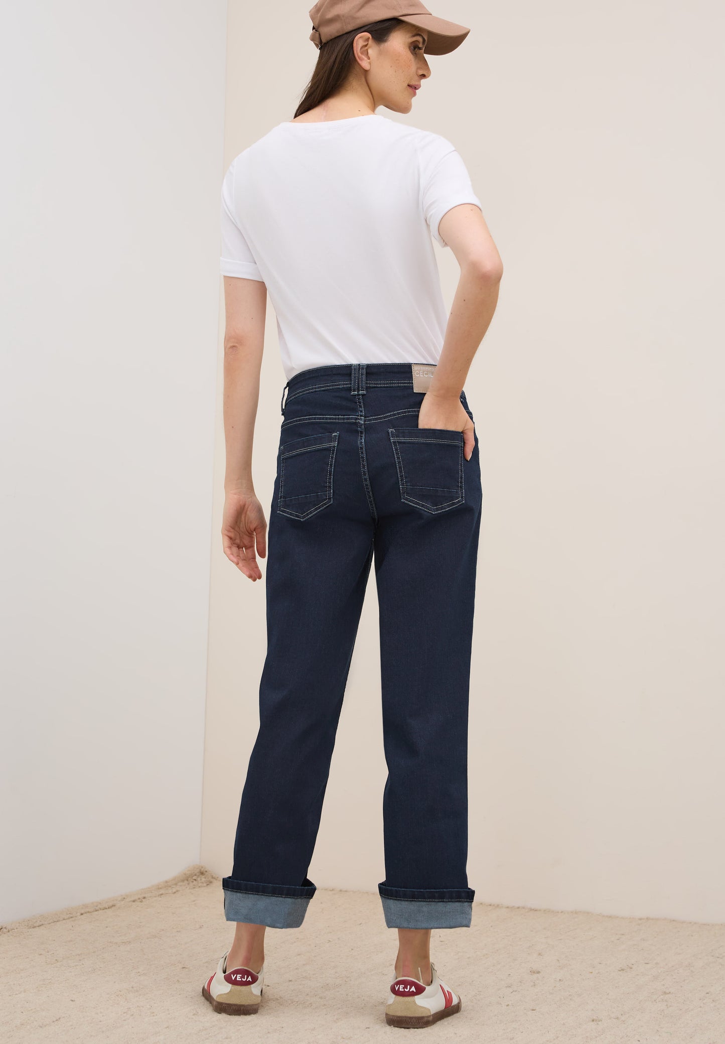 CECIL Rinsed Straight Leg Jeans - Farbe: rinsed wash