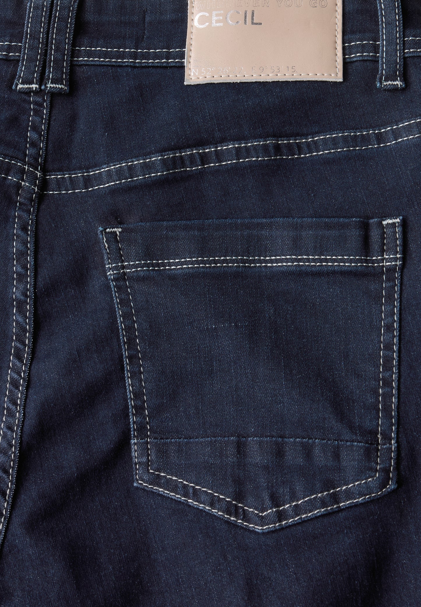 CECIL Rinsed Straight Leg Jeans - Farbe: rinsed wash