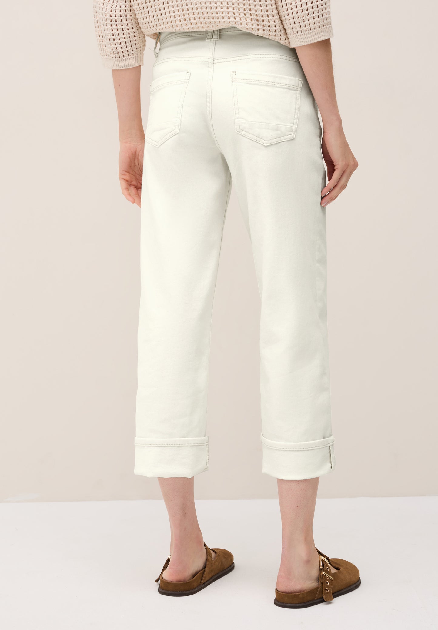 CECIL Straight Leg Jeans - Farbe: light beige