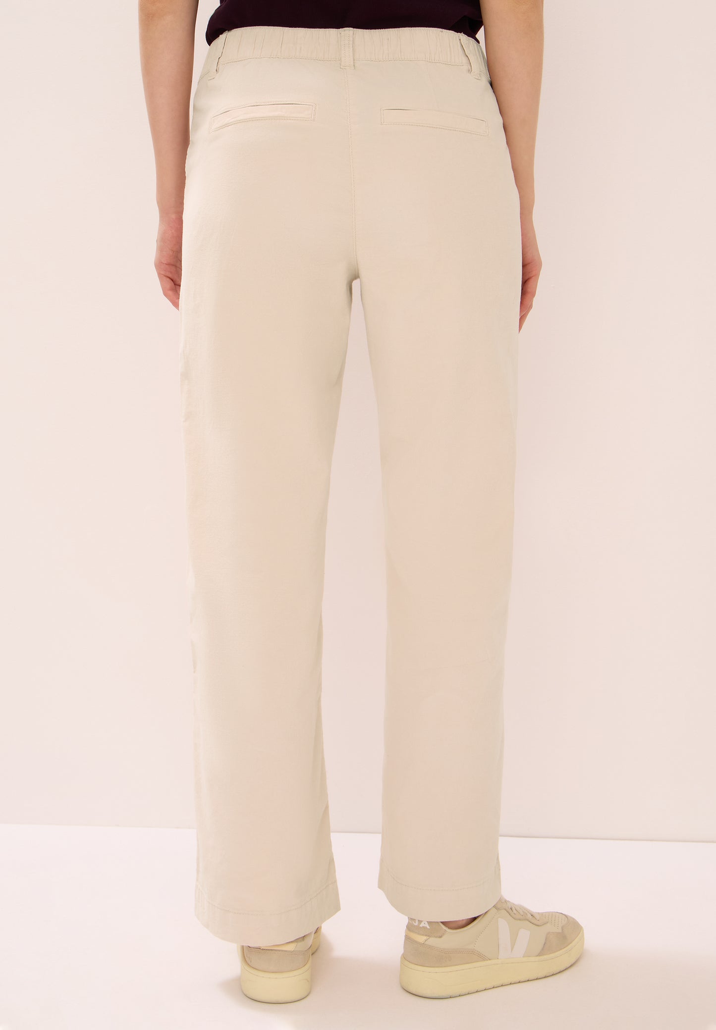 CECIL Wide Leg Cordhose - Farbe: oat milk beige