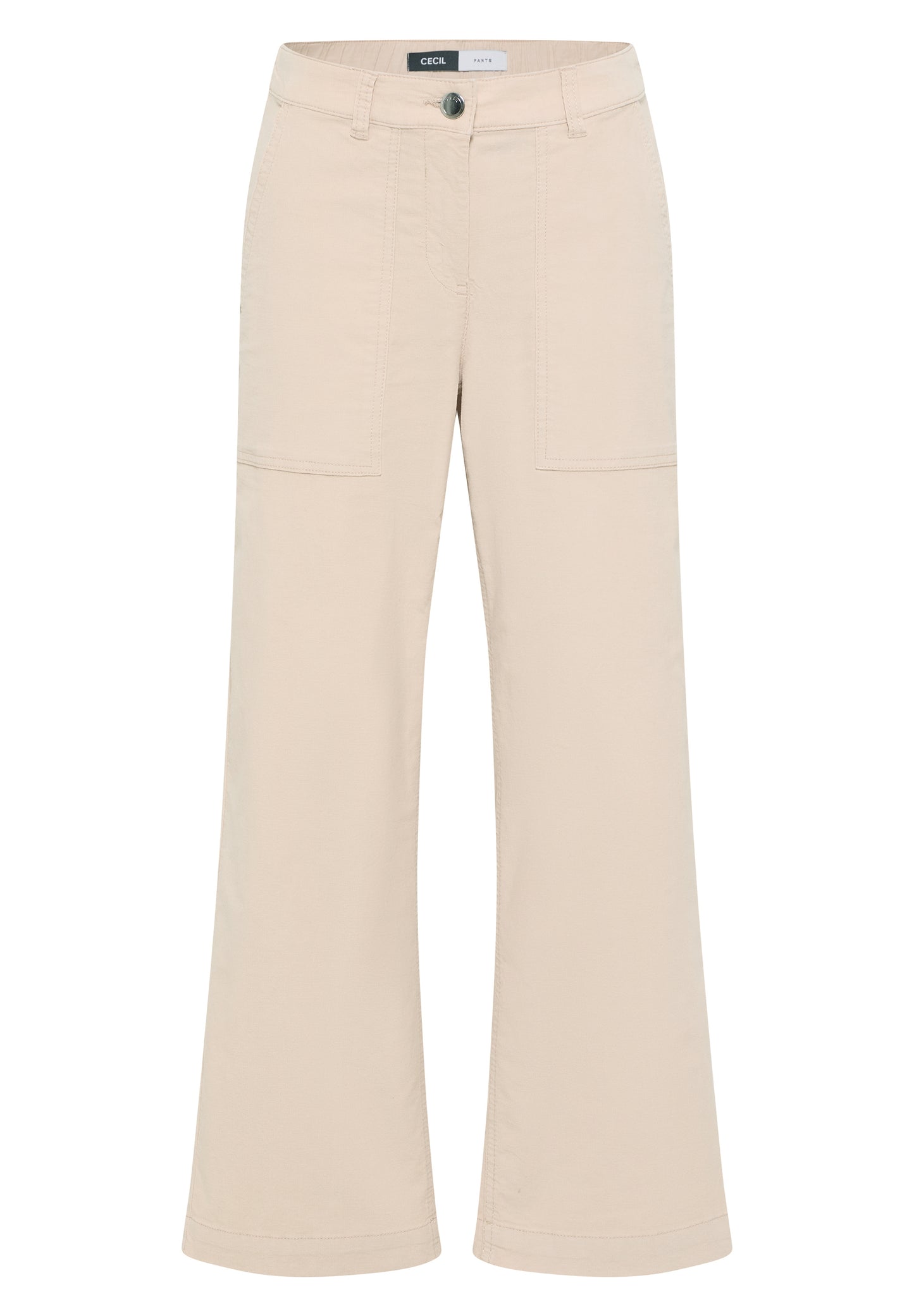 CECIL Wide Leg Cordhose - Farbe: oat milk beige