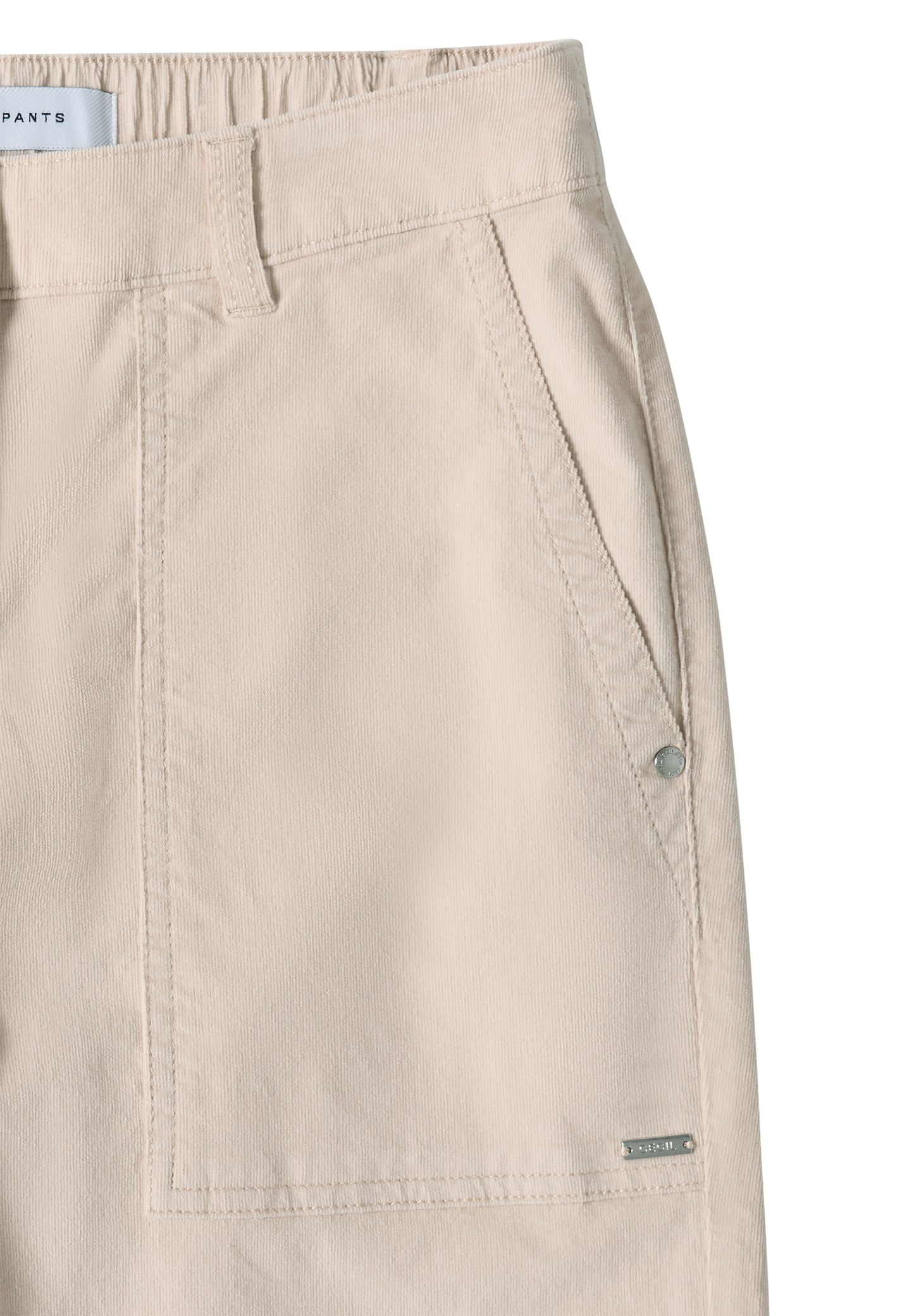 CECIL Wide Leg Cordhose - Farbe: oat milk beige