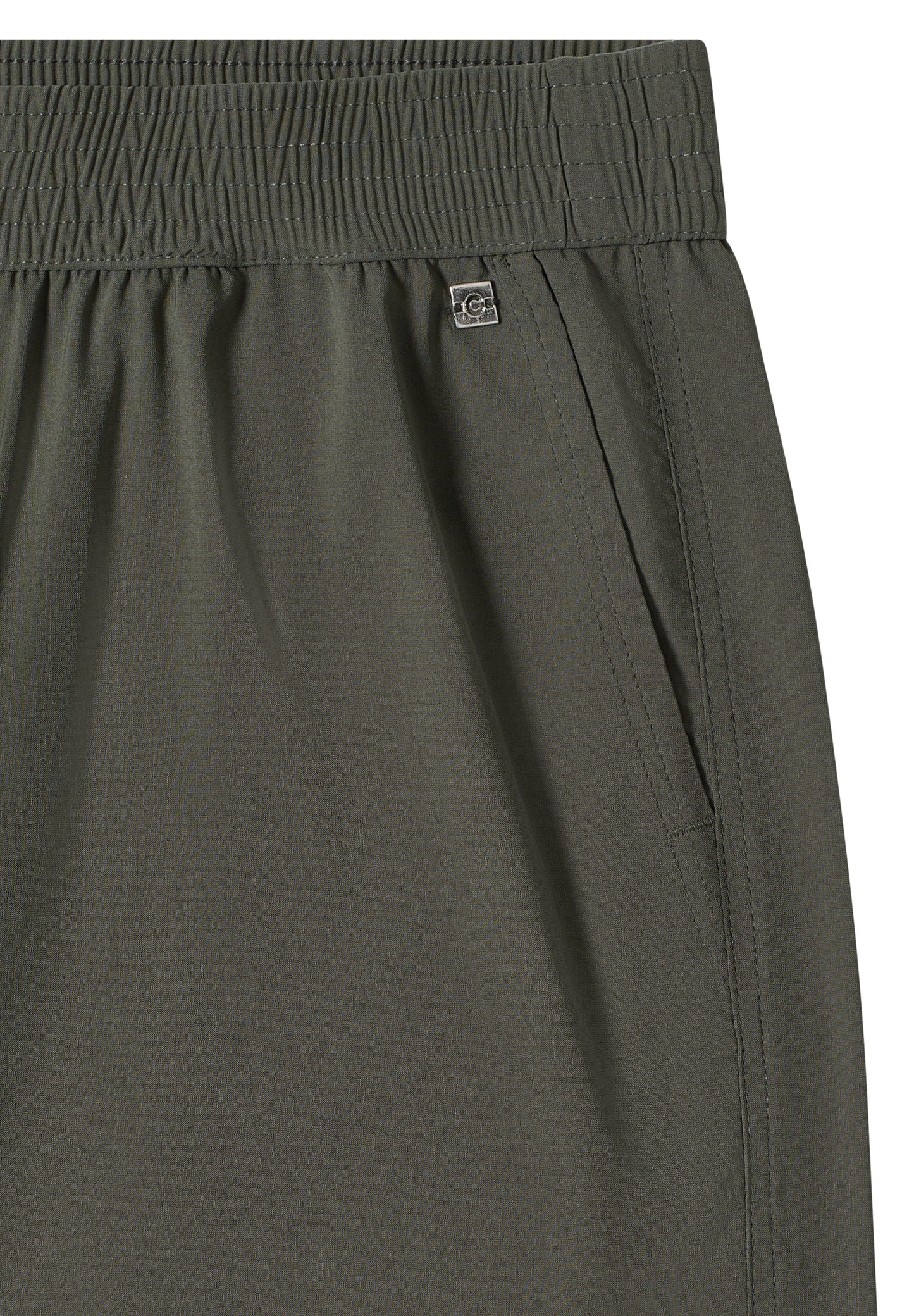 CECIL - High Waist Wide Leg Hose im Loose Fit - Farbe: clear khaki