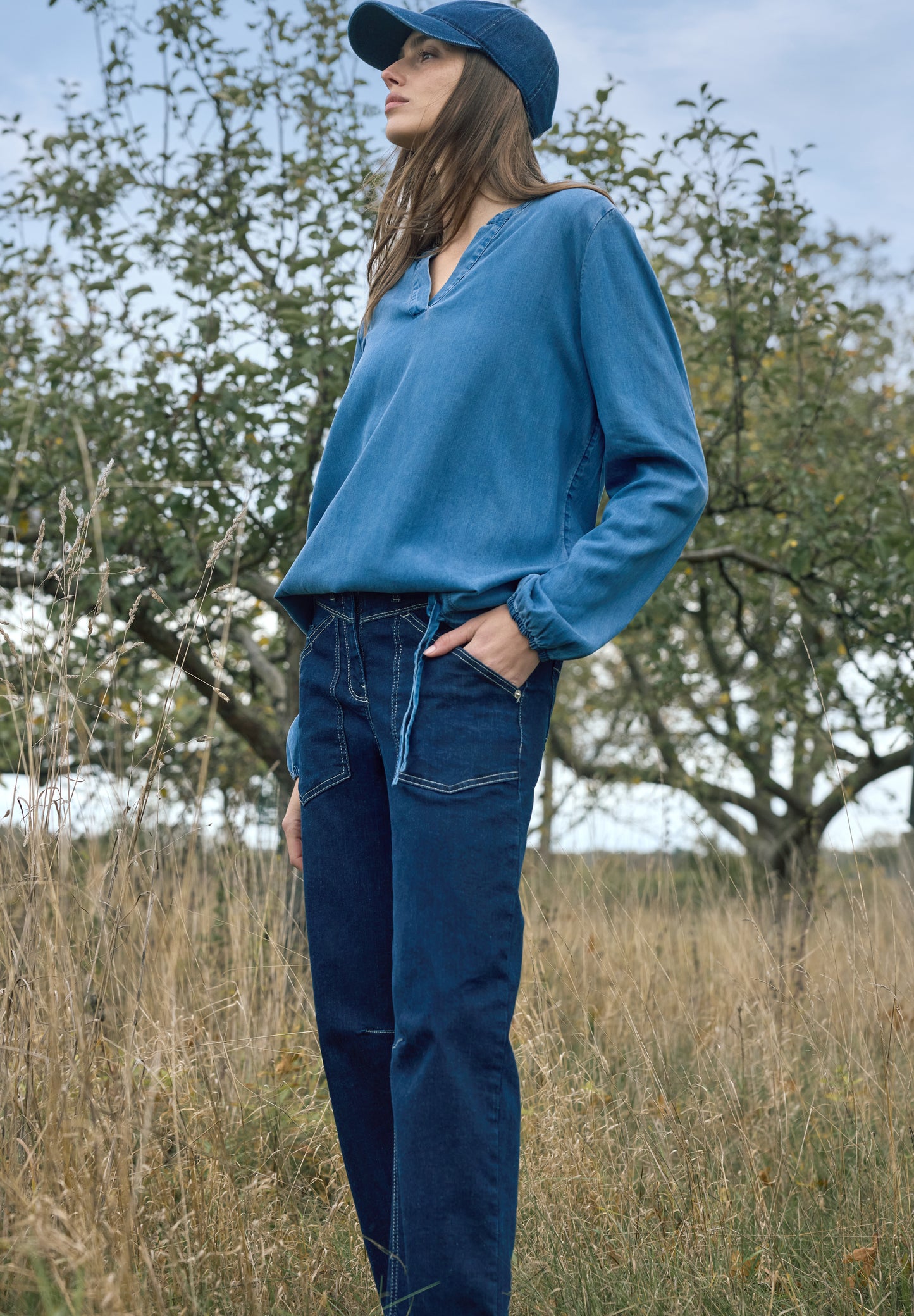 CECIL - Barrel Leg Jeans - Farbe: rinsed wash