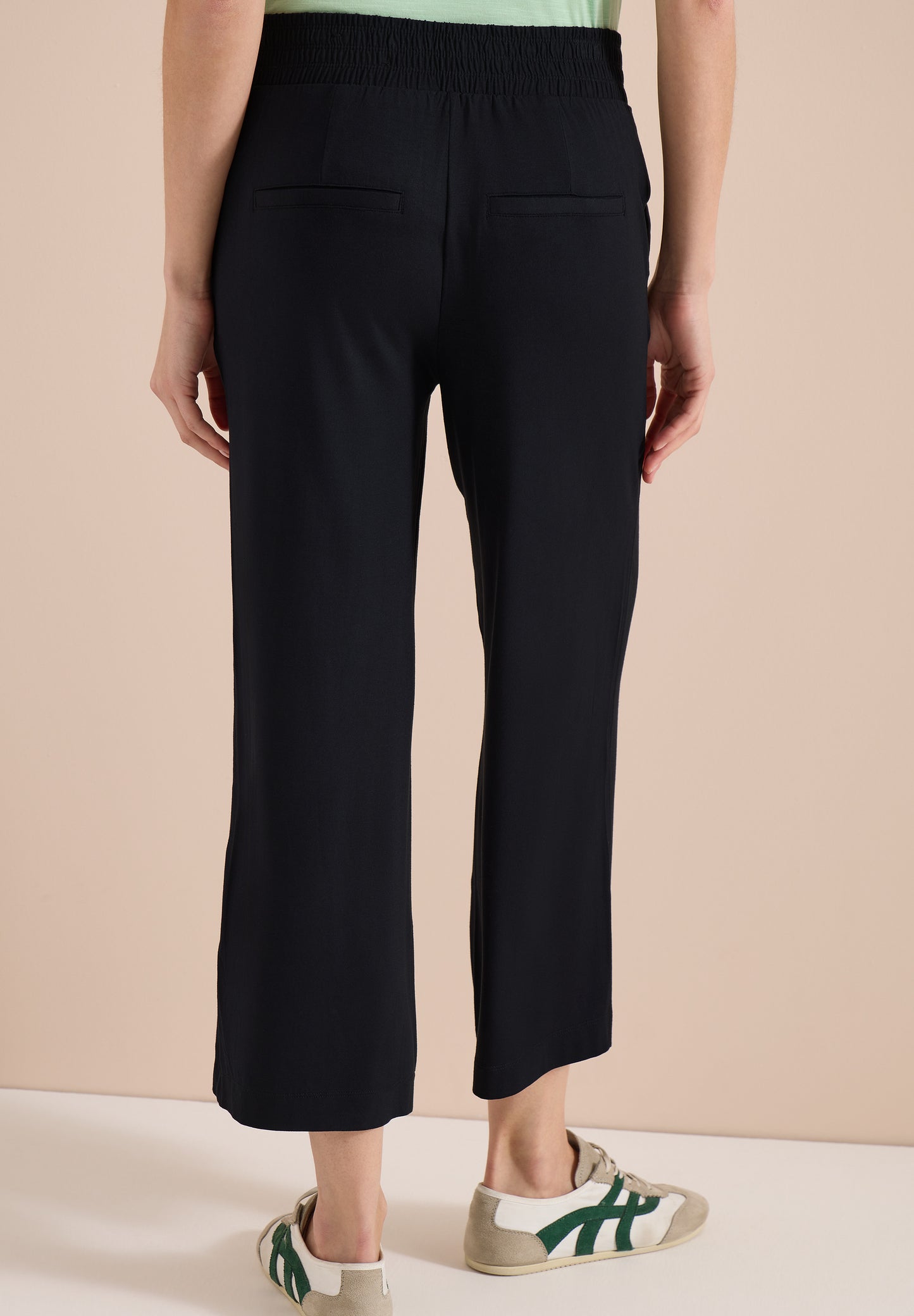 CECIL - High Waist Wide Leg Hose im Loose Fit - Farbe: Black