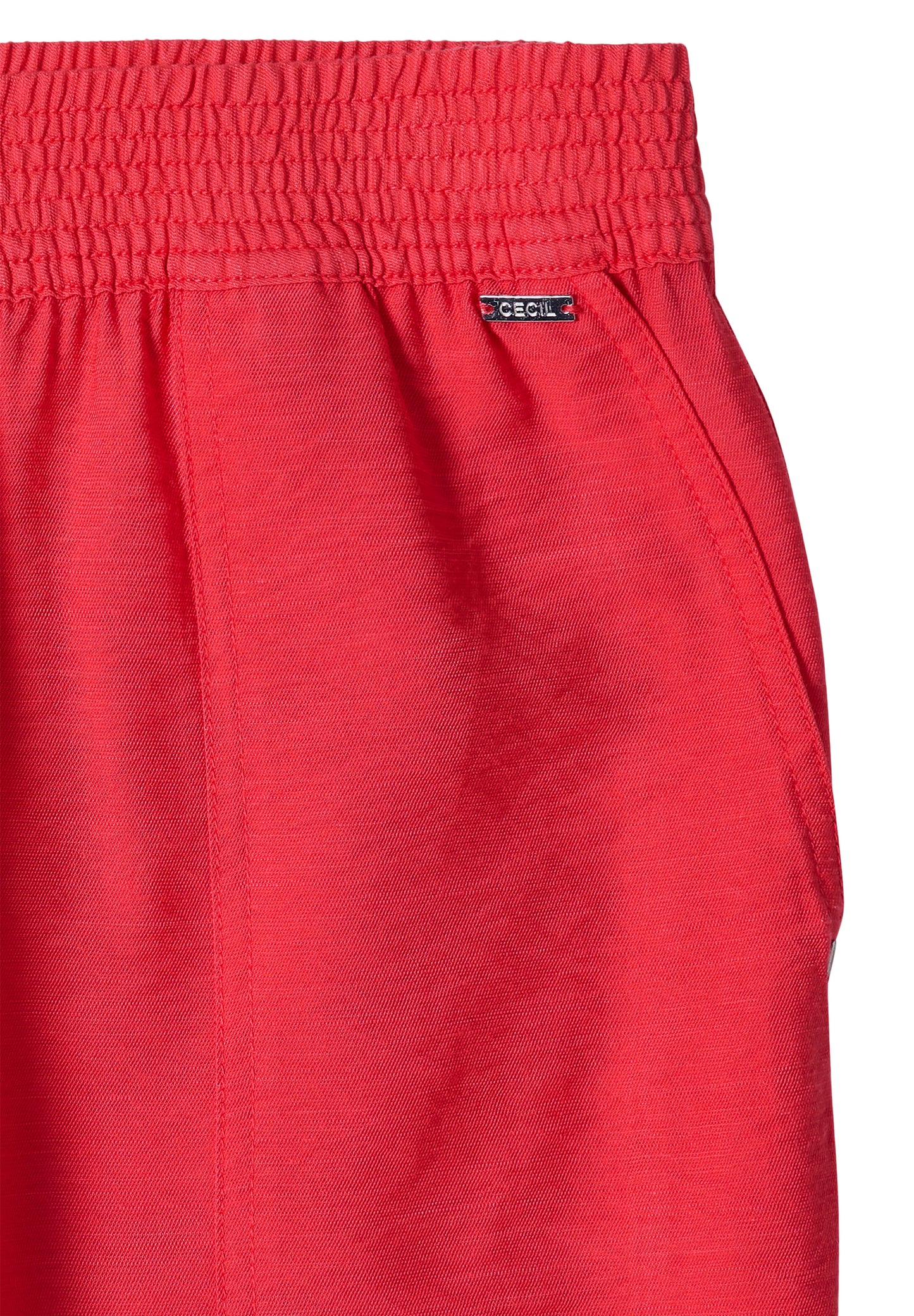 CECIL - Mid Waist Slim Leg Hose im Loose Fit - Farbe: coral