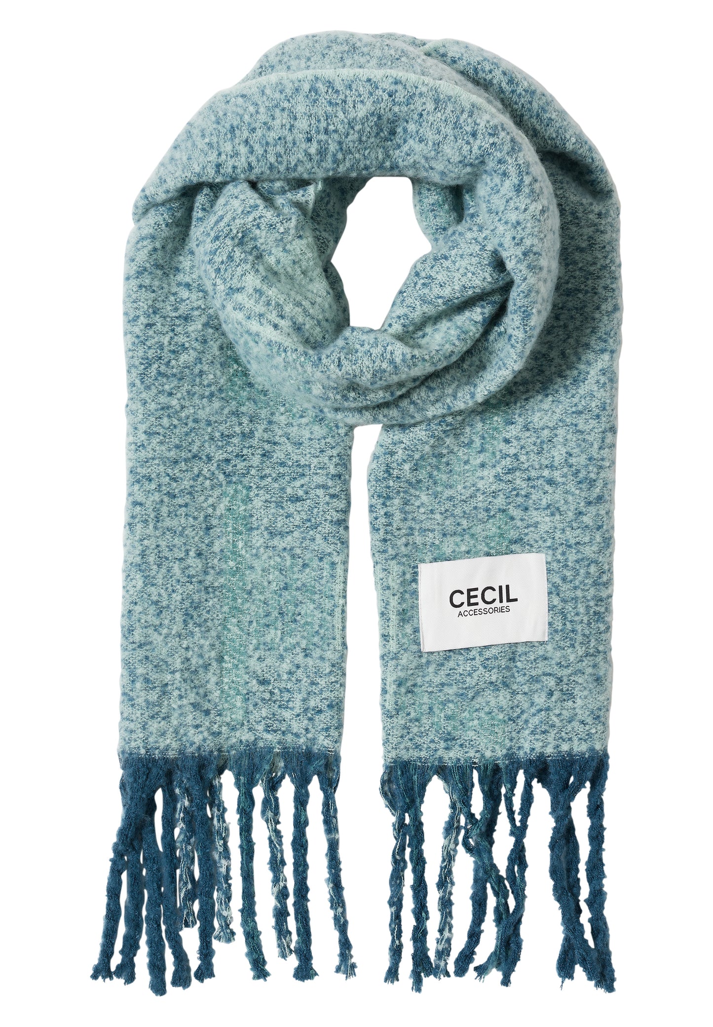 CECIL Kuscheliger Schal - Farbe: moonstone blue