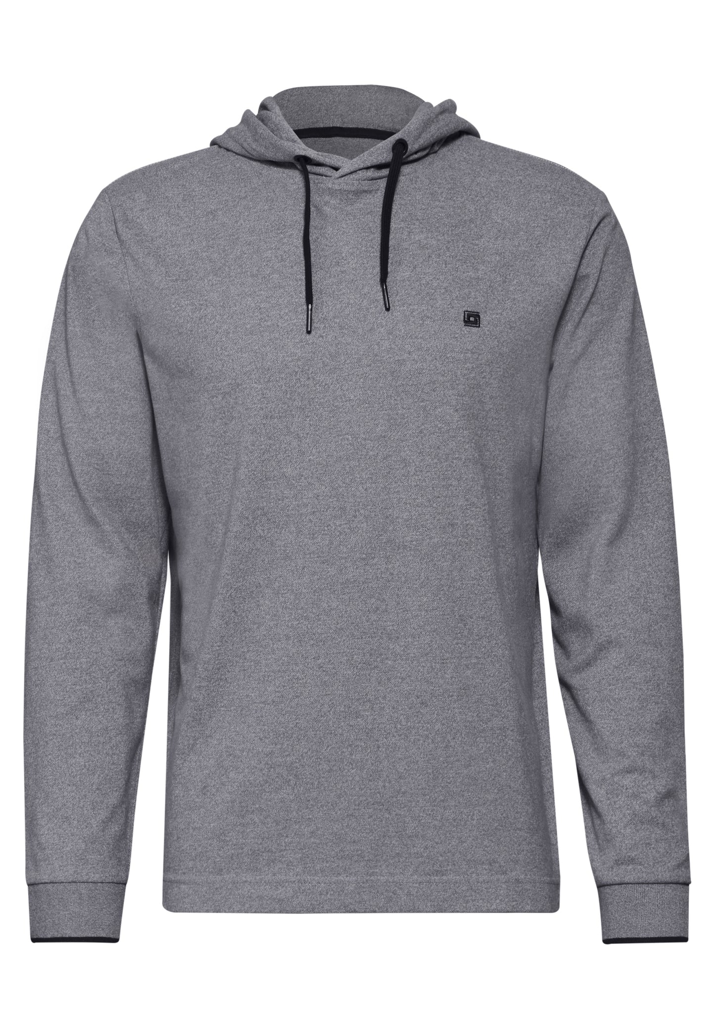 Street One MEN Pique-Kapuzenshirt - Farbe: steel grey