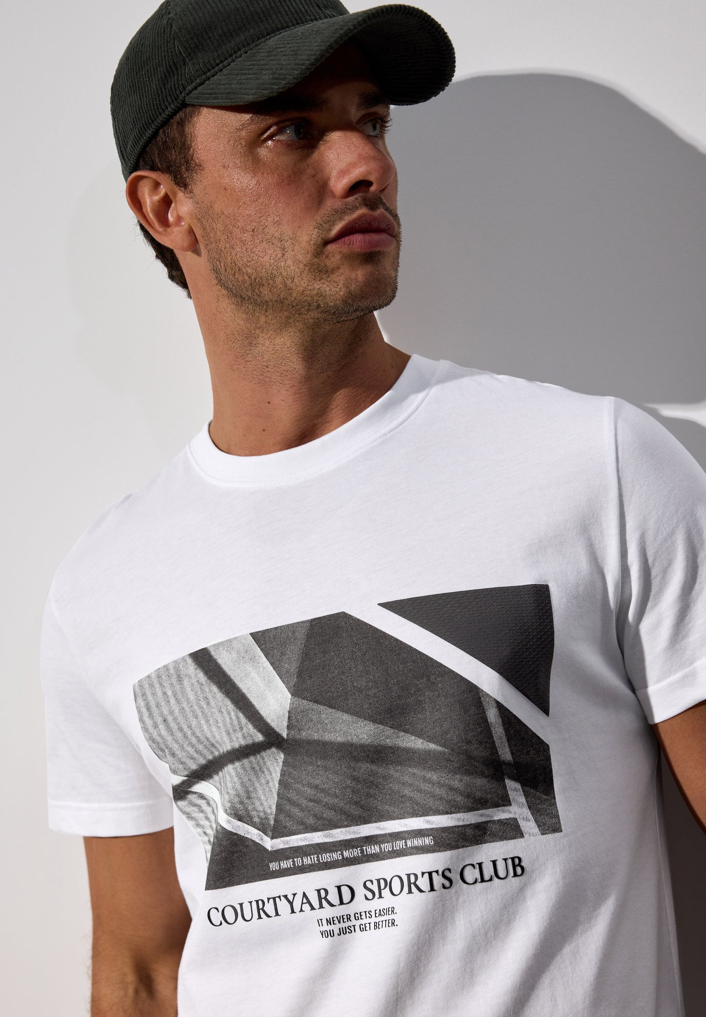 Street One MEN T-Shirt mit Print - Farbe: bright white