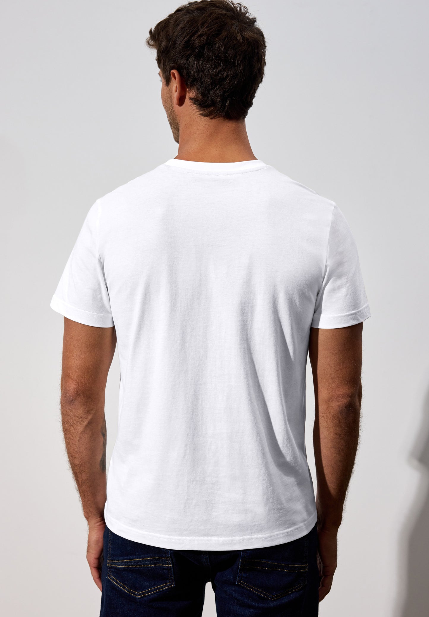 Street One MEN T-Shirt mit Print - Farbe: bright white