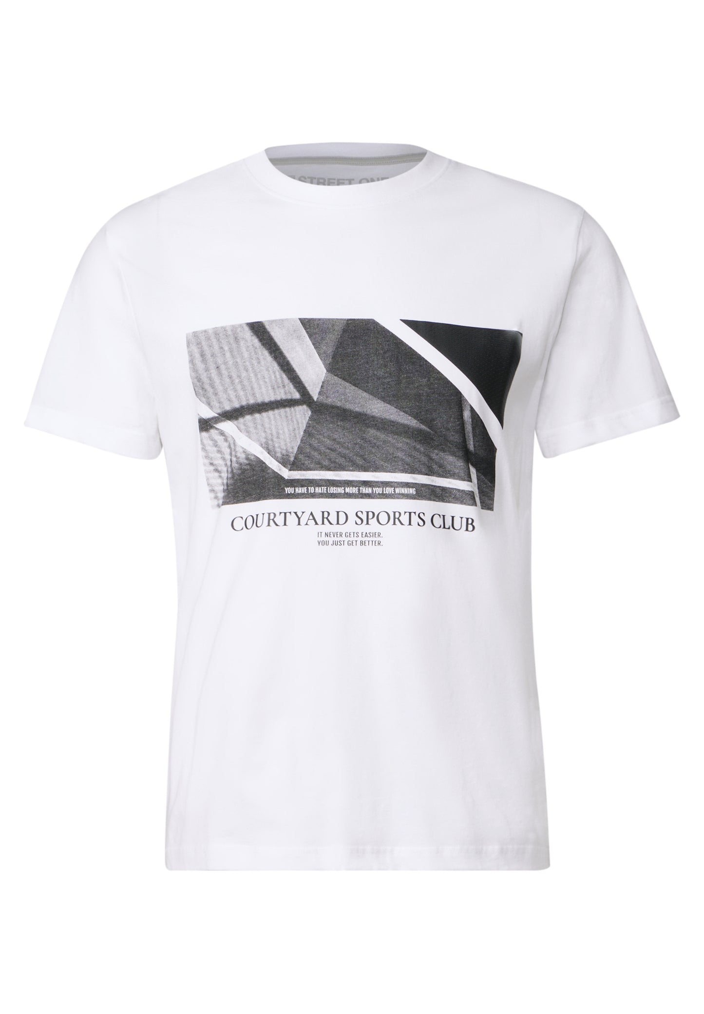 Street One MEN T-Shirt mit Print - Farbe: bright white