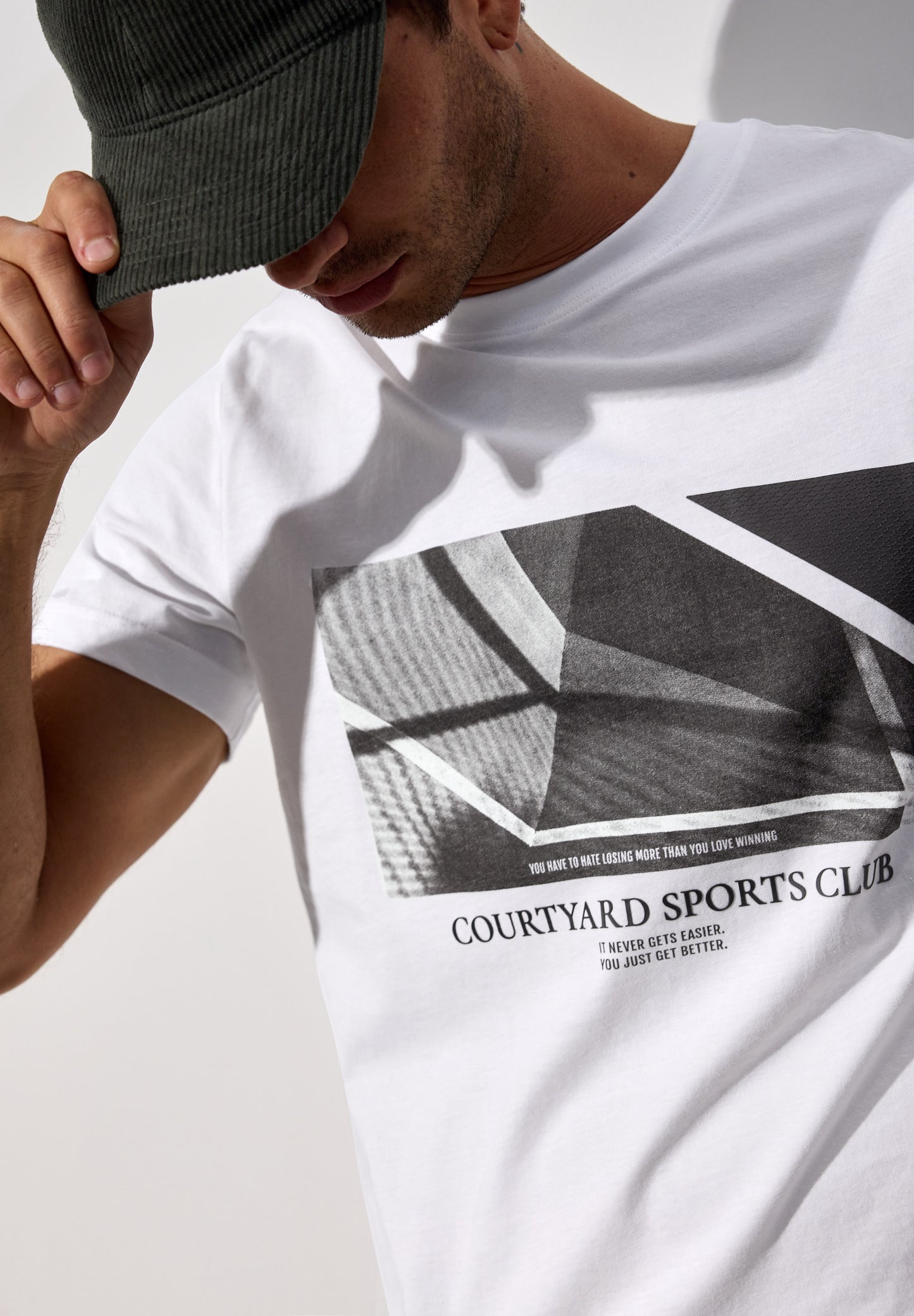 Street One MEN T-Shirt mit Print - Farbe: bright white