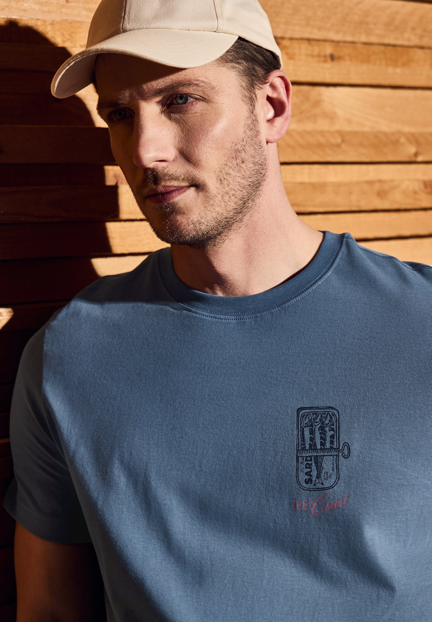 Street One MEN Rundhalsshirt - Farbe: ocean blue