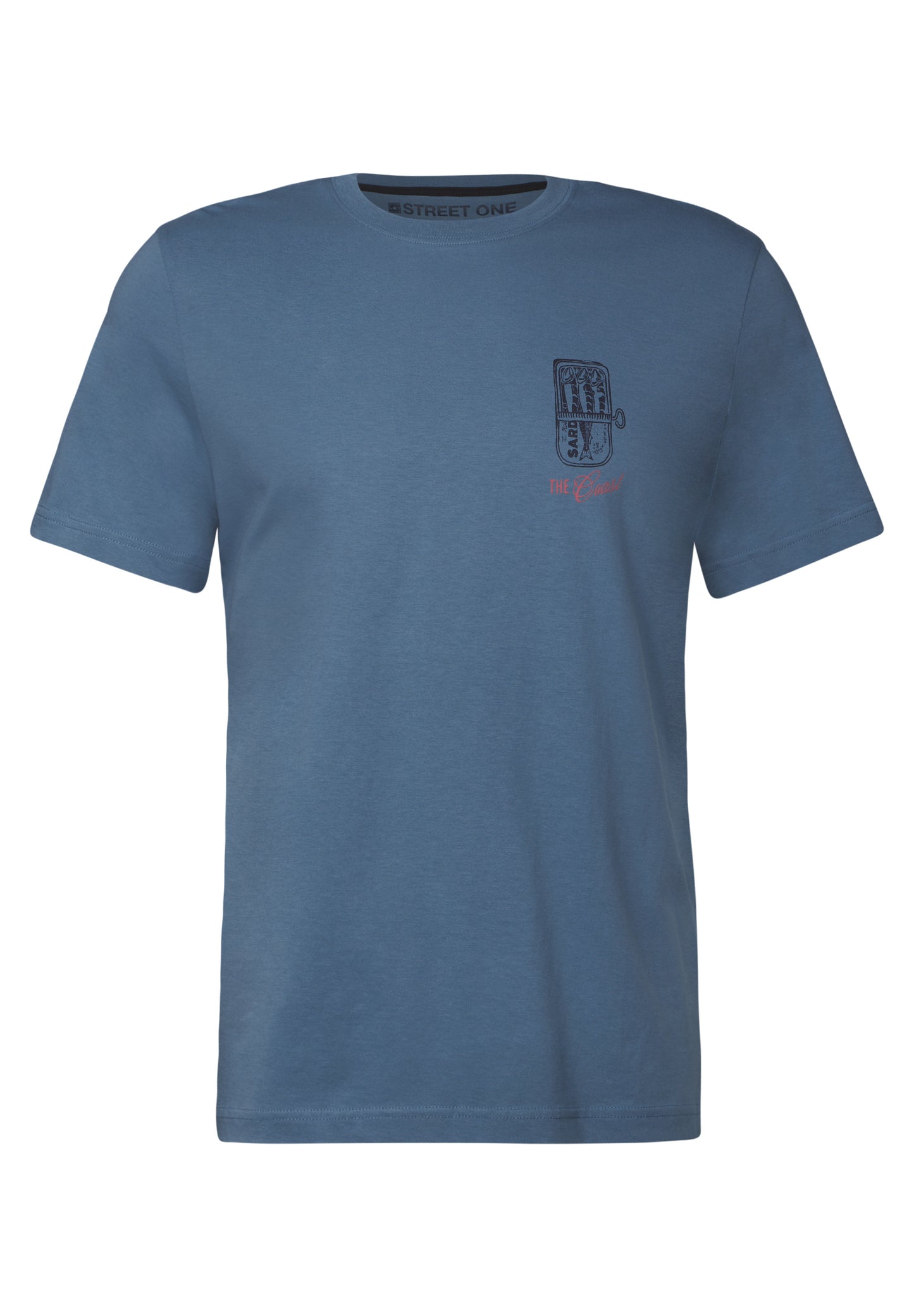 Street One MEN Rundhalsshirt - Farbe: ocean blue