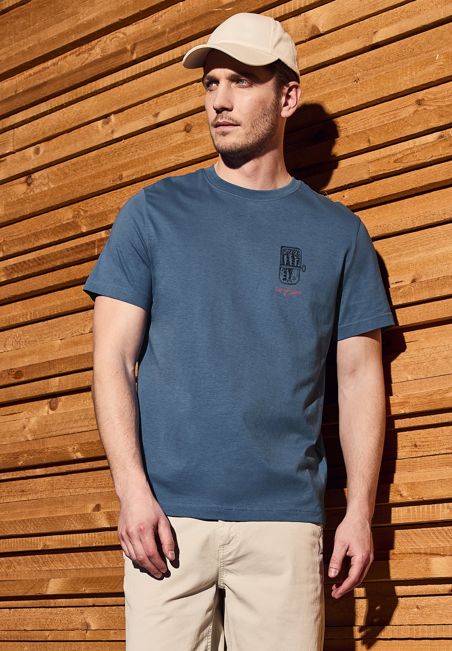 Street One MEN Rundhalsshirt - Farbe: ocean blue