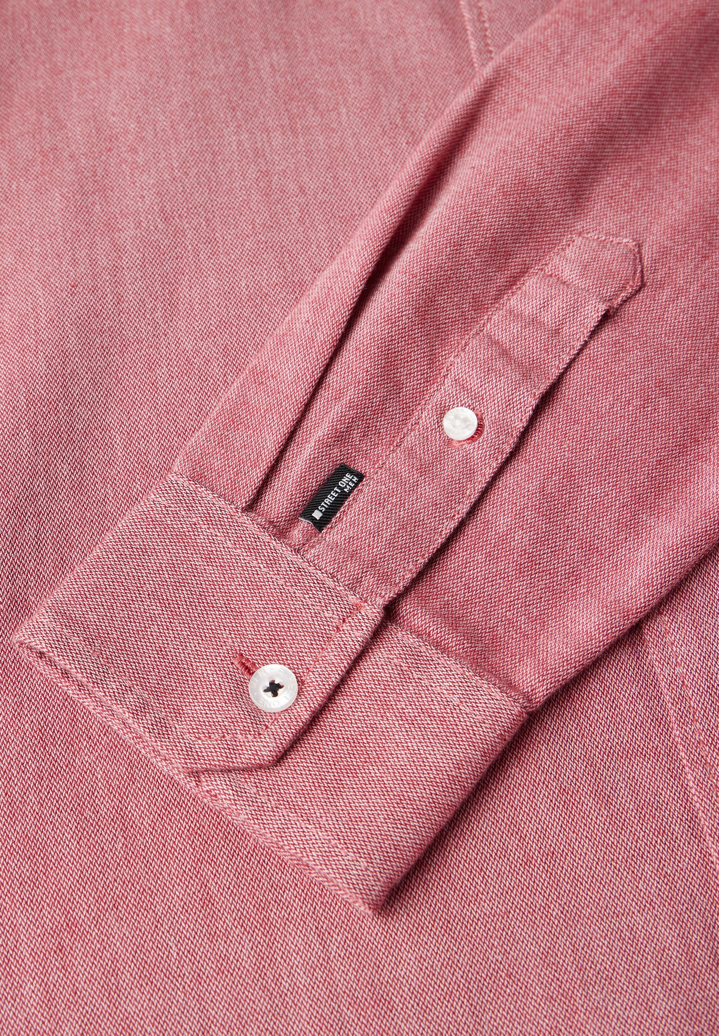 Street One MEN Two Tone Flannelhemd - Farbe: real red