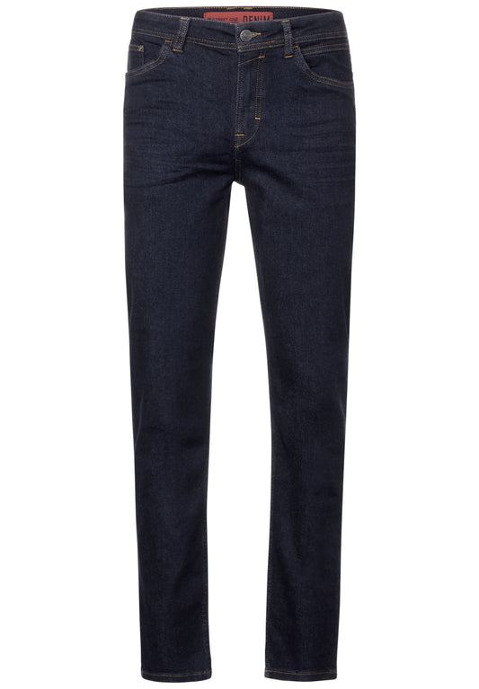 Street One MEN Slim Fit Jeans - Farbe: dark blue rinsed wash