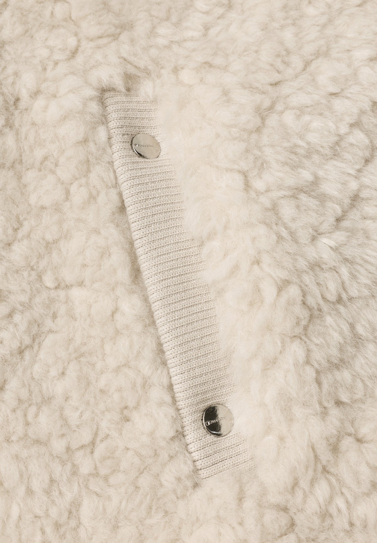 Street One Damen Teddy-Weste mit Strickdetails - Sandbeige smooth stone sand