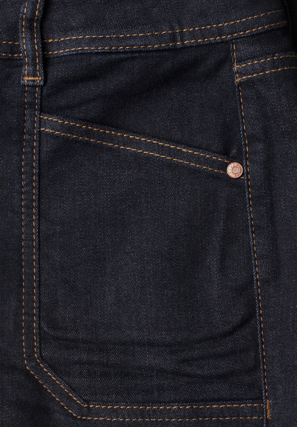 Street One Damen Mid Waist Wide Leg Jeans - Rinse Washed Rinse Washed