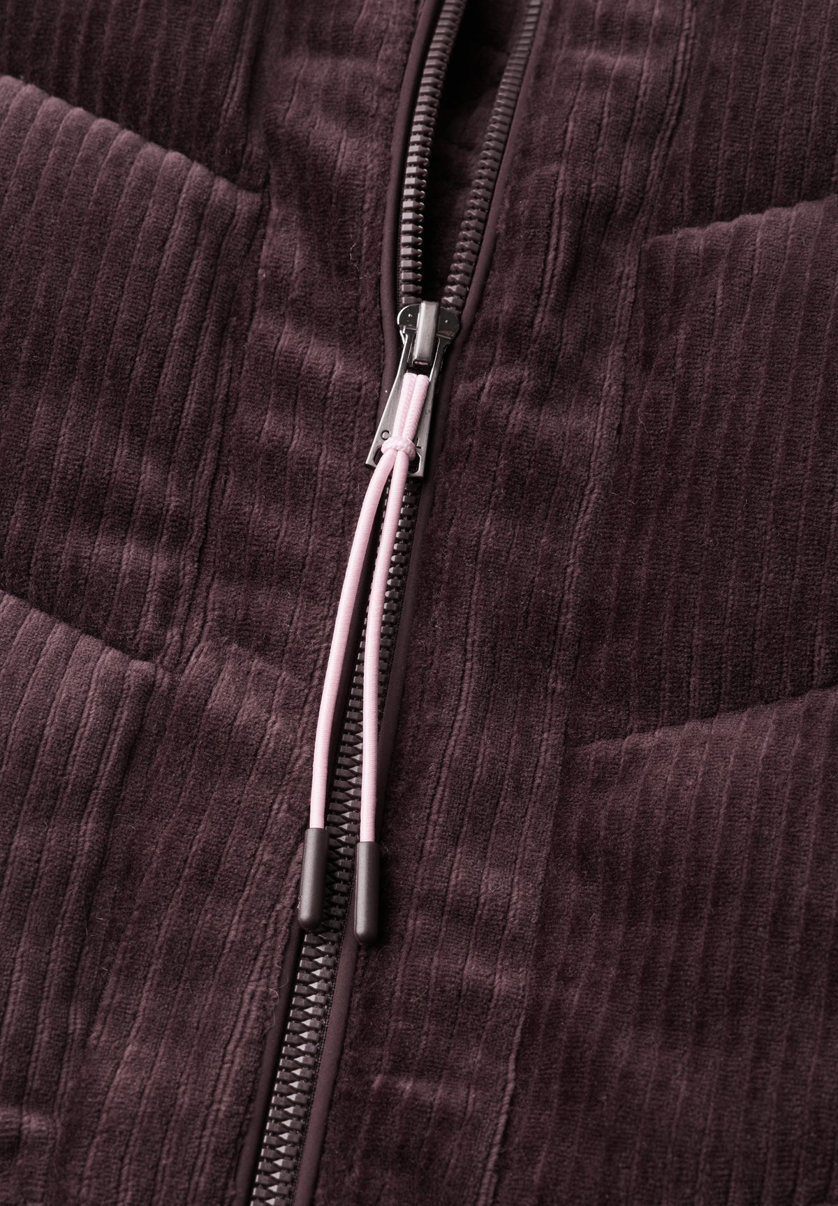 CECIL Damen Cord-Weste mit Steppmuster - Beerenrot berry red