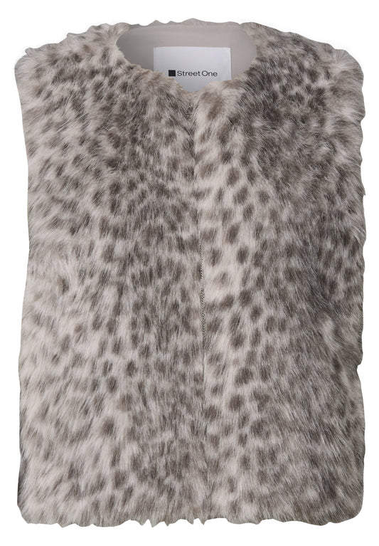 Street One Fake-Fur Weste A220337-27727 – kuscheliges Layering