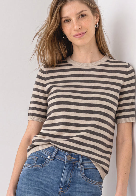 Kurzarm-Pullover – der perfekte Strick für die Übergangszeit