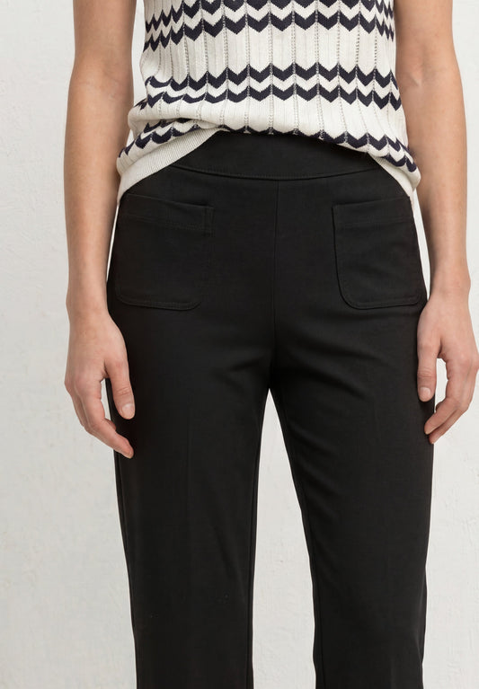 Street One Jerseyhose – High Waist und Straight Leg