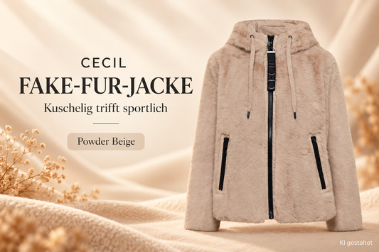 CECIL Fake-Fur-Jacke – kuschelig trifft sportlich