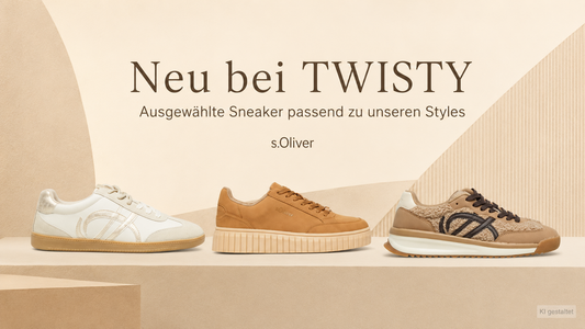 Neu bei TWISTY: Ausgewählte Sneaker passend zu unseren Styles