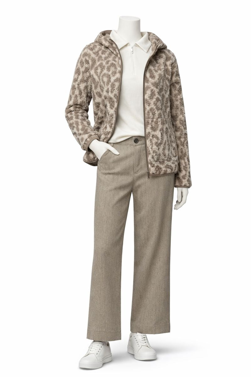 Street One - Straight Leg Hose - Farbe: cotton beige