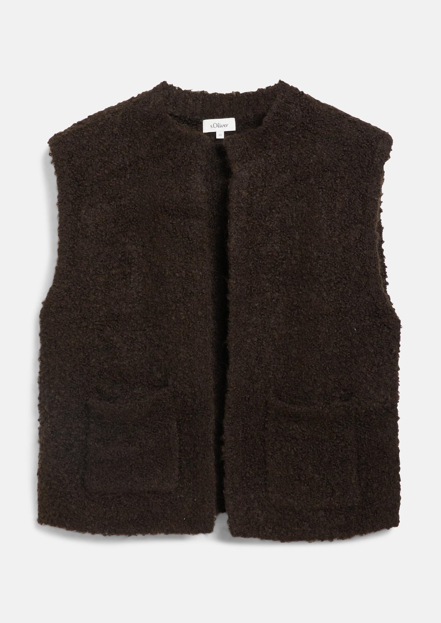 s.Oliver - Strickjacke - Farbe: Dunkelbraun