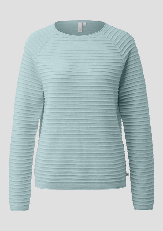 QS - Pullover aus Viskosemix - Farbe: Helles Tuerkis