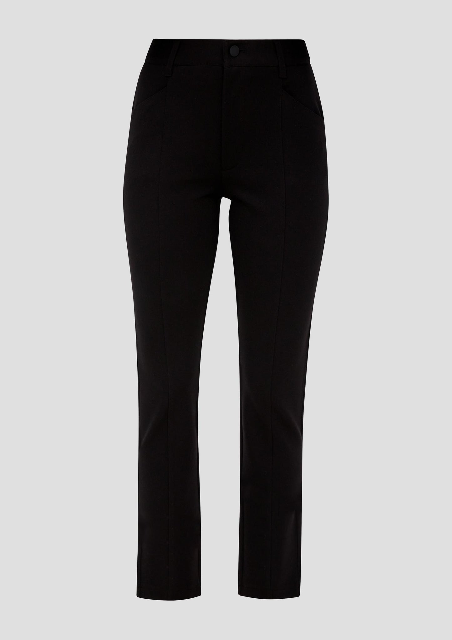 s.Oliver Damen - Hose aus Jersey - Farbe: schwarz
