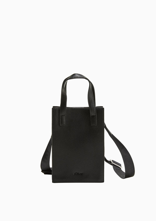 s.Oliver - Crossbody Bag mit längenverstellbarem Schultergurt - Farbe: schwarz